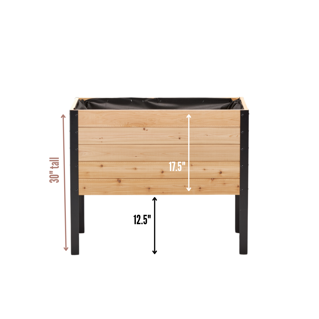 18" x 36" Raised Garden Bed - 30" TALL